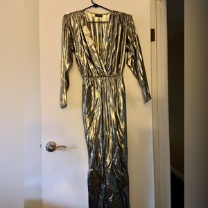 Gold Dressy Jumpsuit